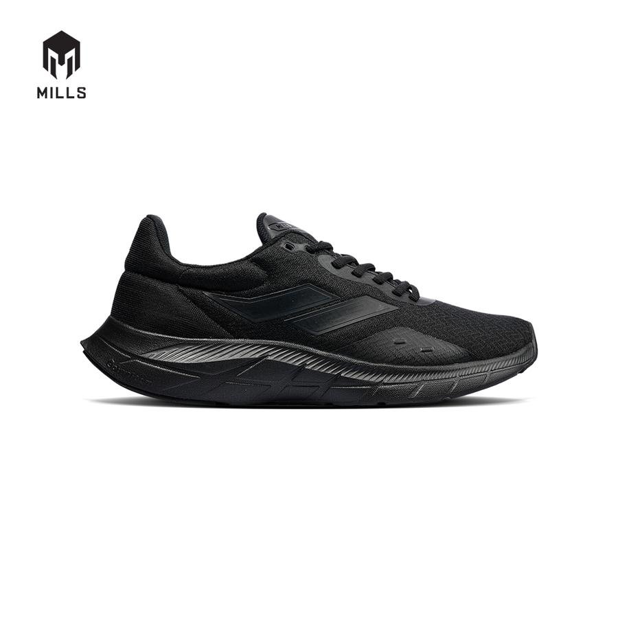MILLS Sepatu Lari Running Shoes Treximo Vision All Black thumbnail